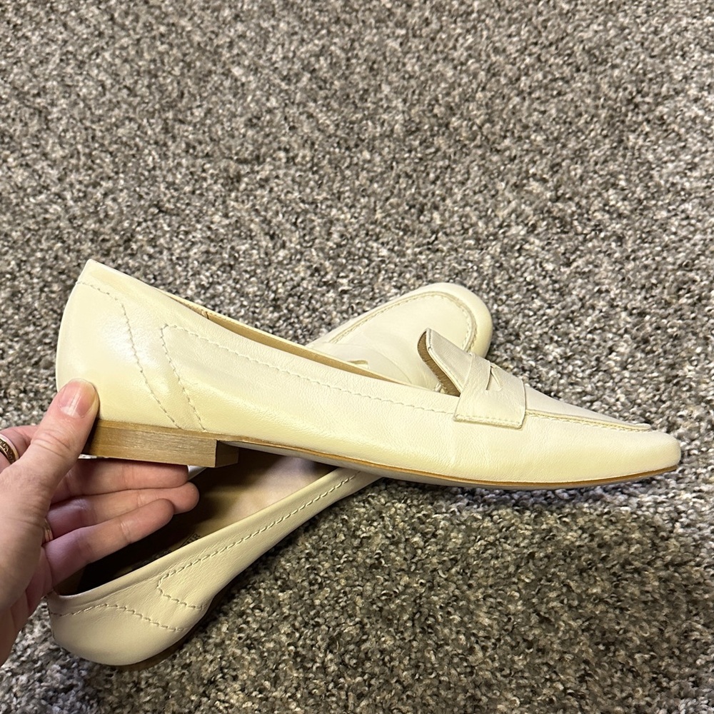 Coach Elegant Cream Loafers - Picture 5 of 5